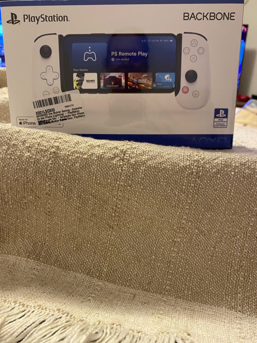 Sony PlayStation Backbone Mobile Controller - White